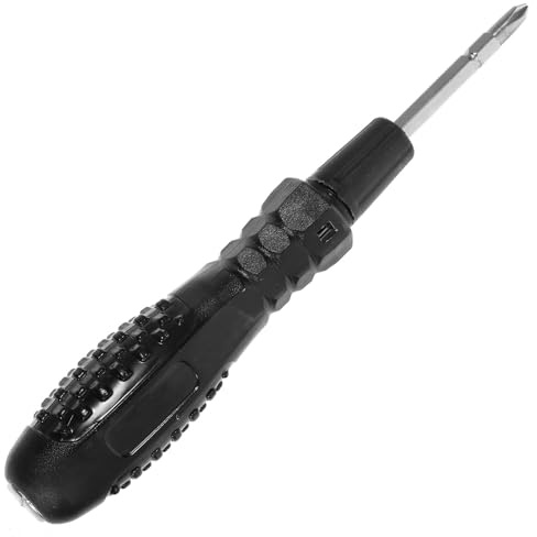 HOMSFOU Stylo Testeur Électrique à Tension Rapide, Tournevis Testeur Double Fonction, Détecteur de Tension Compact en Abs, Outil Électricien Portable pour Diagnostic de Circuits