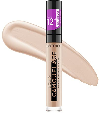 Catrice | Liquid Camouflage High Coverage Concealer | Ultra Long Lasting Concealer | Oil & Paraben Free | Cruelty Free (010 | Porcelain)