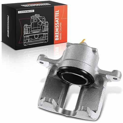Frankberg 1x Brake Caliper Disc Brake Without carrier Driver's side Front Compatible with Favorit 781 Favorit forman 785 Favorit Pick-up 787 Felicia I 6U1 Replace# 115430250