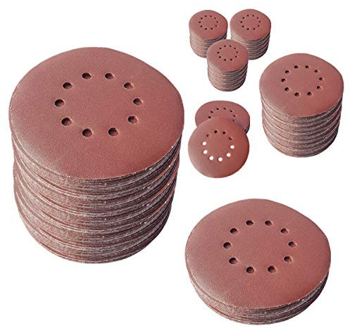 Lot de 25 disques abrasifs KlTT Ø 225 mm avec 10 trous Grain P40 Ponceuse excentrique Ponceuse à sec Bosch