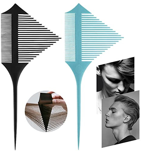 Pettine Per Coda Di Capelli Pettini Per L'Evidenziazione Pettine Per Capelli Professionale Adotta Il Design Del Dente Diviso Adatto Per Pettinare E Colorare I Capelli Per Parrucchiere Parrucchiere