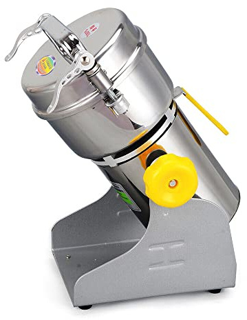 CLEADONG RH-600A Electric Grain Grinder 220V/50HZ Speed 23000R/ Min Multifunctional Smash Machine with 500g Capacity Grinding Tank Grain Mill Electric for Dry Materials Spices Herbs Coffee Nuts Cereal
