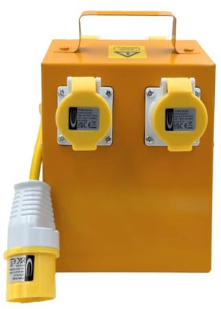 110V Power Box 4-Way Splitter Distribution Site Box 5m Cable with 16 Amp Plug (4-Way Splitter Box 1.5mm)