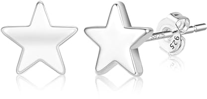 Silber 925 Ohrringe Zirkono Ohrsteck Herz/Stern/Mond/Blumen Damen Mädchen