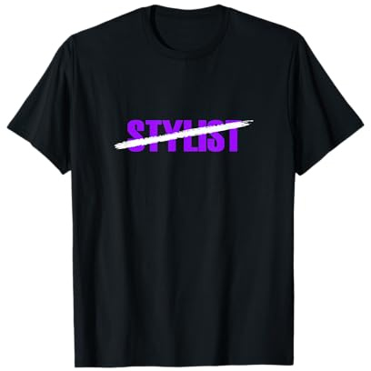 Gráfico Morado Purple N0 Stylist Camiseta