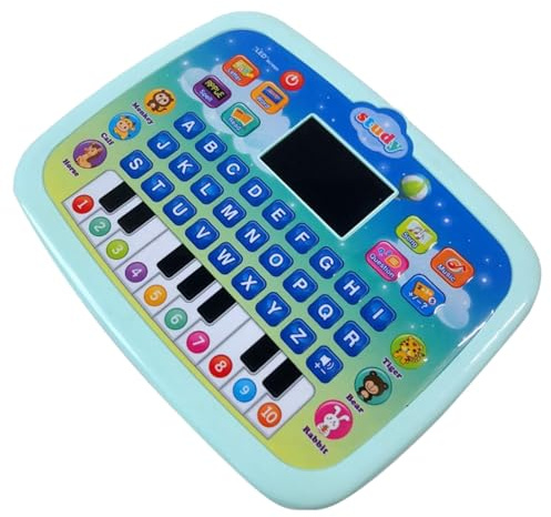 Kids Tablet Toy,Educational Toddler Toys Laptop | English Learning Machine with LED Display for Preschool Boys Girls 1-4Years Old (Pink/Green)