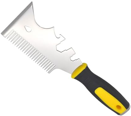 Limpiador De Rodillo De Pintura - Acero Inoxidable 13 en 1 con Llave,Peine De Limpieza Para Rodillos Y Pinceles | Para Mejoras Del Hogar Pintura Construcción Renovación Bordes Y Exteriores