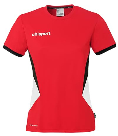 uhlsport Equipe 29 skjorta kortärmad för kvinnor – fotbollströja, sport T-shirt – damsnitt – ventilerande fotbollströja