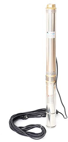 Robuste Tiefbrunnenpumpe 90QJD318 3,5 Zoll Sandverträglich <5% 1,5 kW 5800 L/h 9,8bar