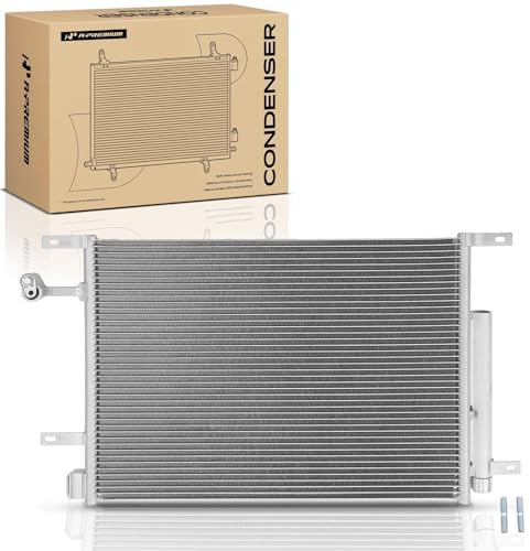 A-Premium Air Conditioning A/C Condenser Compatible with Ford Mustang 2010 2011 2012 2013 2014, Replace# AR3Z19712A, BR3Z19712A