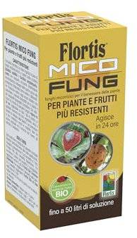 Flortis, Mico Fung Polvere Idrosolubile, Previene e Cura Patologie Fungine, Svolge Azione Biostimolante, Formato da 100 g