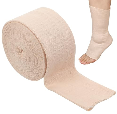 Tubular Bandage Elastic Compression Support Bandages 6.5cm x 5m Stockinette Tubing First Aid Wrap Gauze Size B for Arm Ankle