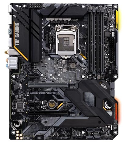 Carte Mere pc Carte mère Fit for ASUS TUF Gaming Z490-PLUS WiFi Z490 LGA 1200 for processeurs i9-10900K, i7-10700K, i5-10600K, i3-10100, DDR4, ATX