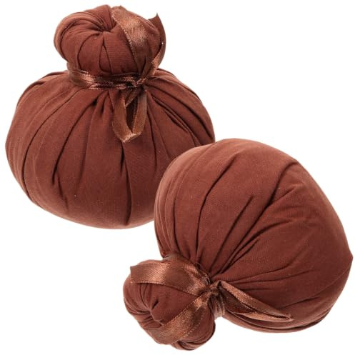 Bola de Hierbas Chinas para Masaje Corporal 2 Piezas de Algodón