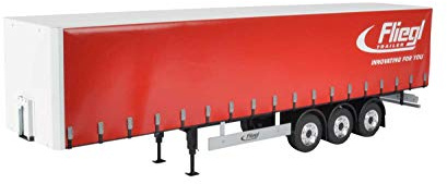 Carson 500907235 500907235-1 - Modellino Aereo a 3 Assi Megarunner Plane, Camion radiocomandato, Scala 1:14, Accessori per Tuning, Colore: Rosso