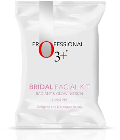 O3+ Kit viso da sposa per pelle radiosa e luminosa, adatto per tutti i tipi di pelle (120 g, monouso)
