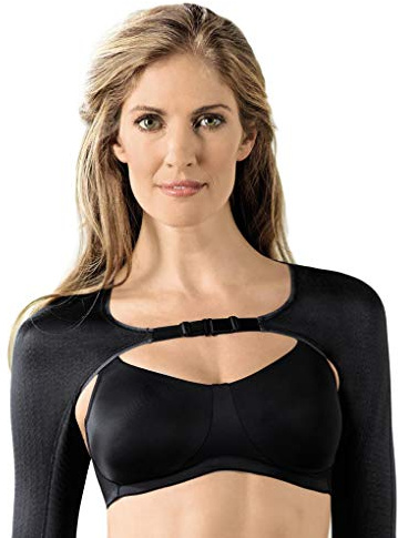 2140 Anita Care, Lymphe O Fit, Houston, Lymphstütze, Armstulpen mit Schulterteil, 2140 Schwarz, Schwarz , 34