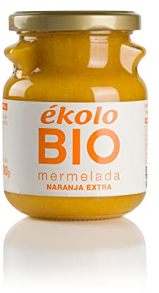 EKOLO Mermelada De Naranja Dulce Bio, 6 Tarros, 300g 1800g
