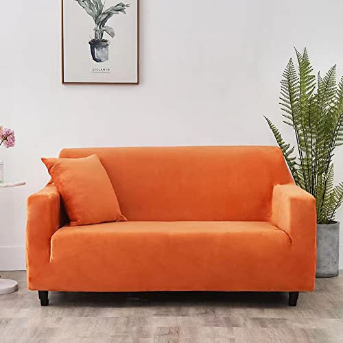 Luxuriöser elastischer Plüsch-Sofabezug, Stretch-Sofa-Schonbezüge, rutschfester, dicker Samtbezug, wasserdichter Möbelschutz für Ledersofa