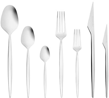 Karaca Thor 84 Teilig 12 Personen 316+ Stahl Besteck Set mit Box, Robuster, Eleganz und Langlebigkeit, Stärker, 18/10, Rostfrei, Langliebig, Korrosionsbeständig, Spülmaschinenfest