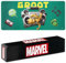 Marvel Alfombrilla Ratón XXL de 80 x 36 cm Avangers - Protector Escritorio Groot Spiderman, Ordenador y Teclado - Regalos para Hombre, Cumpleaños, Navidad (Verde Groot)
