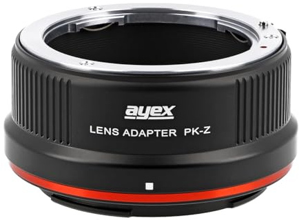 Objektivadapter kompatibel med Pentax PK-bajonettobjektiv lämplig för Nikon Z-kameror PK-Z