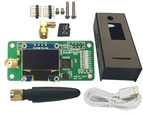 Upgraded MMDVM Hotspot Hat Board DMR YSF Dstar Raspbery P Zero W Pi Model 1b+ 2b 3b 4b Series Digital Voice Modem Walkie Talkie Worldwide UHF Antenna 0 Offset Two Colors OLED Screen