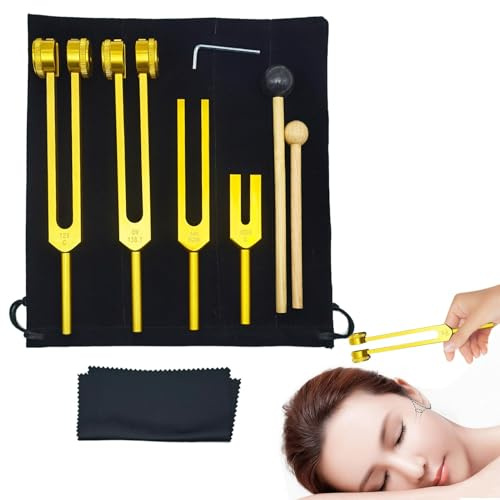 128 Hz Stimmgabel zur Heilung,Vamend 128 Hz – Das Heilinstrument - Klangheilungsinstrumente 128 Hz Stimmgabel,Stimmgabel aus Aluminiumlegierung, Heilinstrumente für Körper und Geist, Anfänger und Erfa