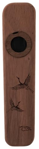 Holz Kazoo Musikinstrument für Anfänger und Erwachsene, 1 Stück | Kompaktes Tragbares Design, Geeignet für Party und Event, Leicht zu Spielen