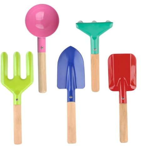 JOINPAYA Outil Jardinage Pelle Et Râteau De Jardin Truelle pour Ameublir Terre Outil De Plantation Fleurs Et Plantes Poignée Ergonomique Surface Polie Facile à Nettoyer