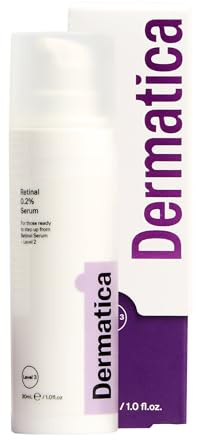 Dermatica Retinal 0.2% Serum: Level 3 – Anti-Ageing Face Serum with Retinaldehyde, Biomimetic Growth Factor & Ceramides to Visibly Improve Fine Lines, Dullness, Signs of Ageing