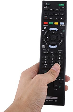 Cryfokt Telecomando TV Sostitutivo per RM-ED047, Copre Tutte Le Funzioni, Nessuna Programmazione Richiesta, Compatibile con KDL-40HX750 KDL-46HX850,