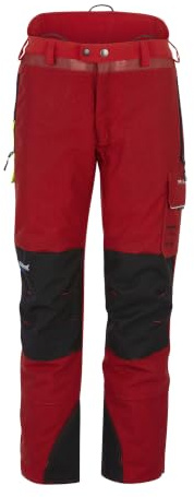 Pfanner® Ventilation Schnittschutzhose Typ A 2.5, Farbe:rot, Größe:L