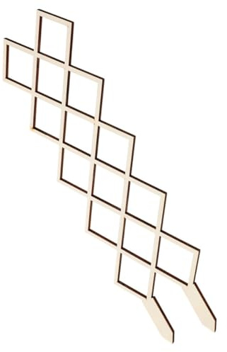 SHINEOFI Holz Rankgitter für Zimmerpflanzen mit Bienenwabenförmigem Design Flexibel Anpassbares Klettergerüst für Gemüse Blumen und Kletterpflanzen Vielseitige DIY pflanzenstütze für