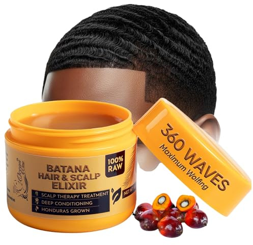 OCEAN VIEW DEEP WAVES POMADE - Premium Wave Grease, Wave Pomade for 360 Waves, Strong Hold Wave Cream for Men, Hydrating Hair Styling Product for Deep, Defined Waves, 4 oz Jar