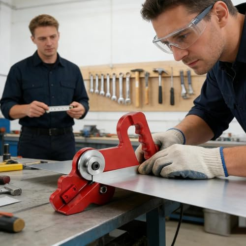 Coupe-tôle À Double Rouleau - Grignoteuse Haute Tension Pour Conduits, Coupe-feuilles Portable, Ciseaux Industriels Non Électriques, Lame Rotative Pour, Diviseur De Contreplaqué Robuste | Outil Ut