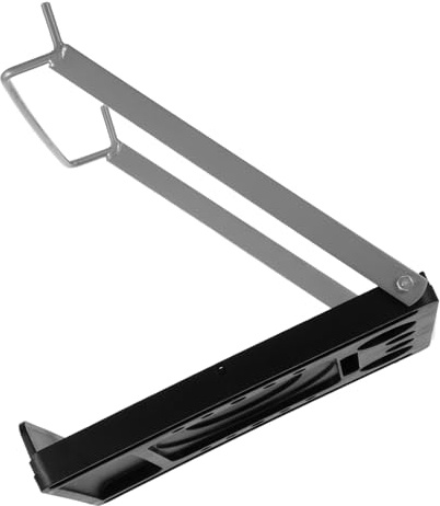 KOMBIUDA Foldable Step Ladder Accessory Platform 13.78x10.63 Inch Anti-Slip Tool Storage Tray for Telescoping Ladder Work Shelf for Painting and Maintenance Tasks