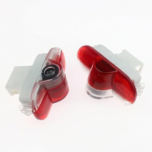 MYRFCSA Car Door Projector Lights, for Skoda old Octavia 2004-2006 Car Welcome LED Light Logo Wireless Welcome Puddle Lights