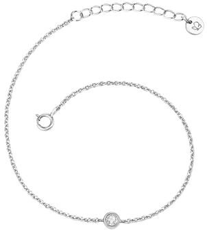 GLANZSTÜCKE MÜNCHEN Damen-Armband Sterling Silber 925 mit Topas - Spirituelles Armband mit Heilstein