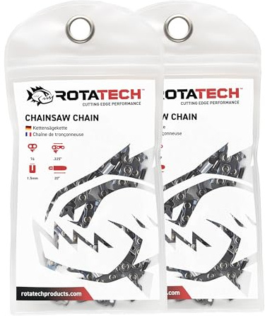 Rotatech x2 (Two) Genuine Chainsaw Chain Fits P1PE P6220C