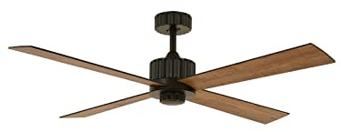Beacon Lucci air Deckenventilator Newport, Ventilator inkl. Fernbedienung, Deckenlüfter mit leichten Wendeflügeln, Ø 137 cm Schwarz