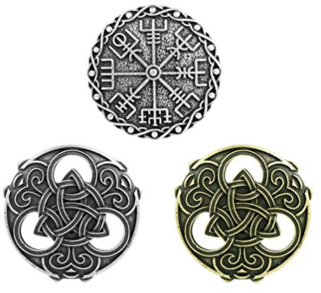 Holibanna 3 Stücke Vintage Brosche Pin Viking Turtle Brosche Retro Anstecknadel Piraten Anstecker für Kinder Mädchen Frauen Jungen