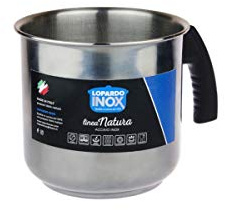 Pentolino Bollilatte da induzione in acciaio inox linea natura 12 cm