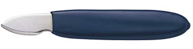 Gehäuseöffner – für Armband- und Taschenuhren mit aufgepresstem Boden – vernickelte Klinge mit Kunststoffheft – 11,5 cm