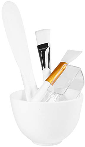 Healifty Gesichtsmasken Rührschüssel Set Mit Silikon Schüssel Pinsel Und Messlöffel Für Diy Hautpflege Zuhause Und Salon