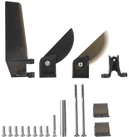 Heckruderteile für FT012, Lenkendruderteile, Kunststoff + Metall Passend für bürstenlose RC012 RC Boot Spielzeugboot Bootsteile Rc Ruder