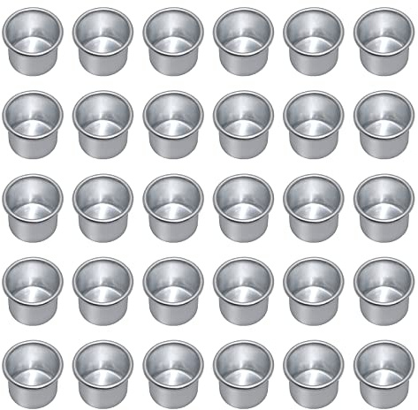 30 Stück Kerzenhalter für Stabkerzen, Metall Klein, Teelichter,Kerzeneinsatz Tafelkerzen,Kerzenständer Silber, für Baumkerzen,Stabkerzenhalter Deko,Kerzenleuchter