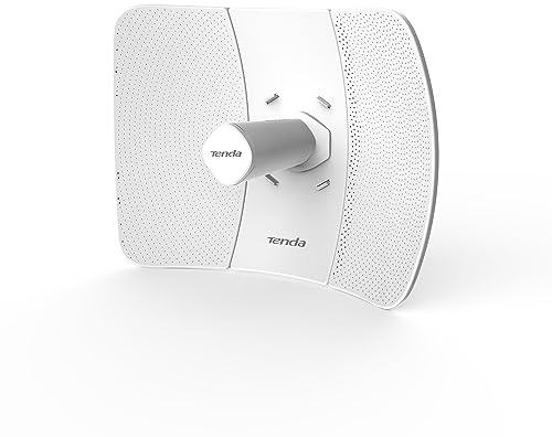 Tenda O8 Wireless Outdoor Access Point, 5GHz 23dBi 11ac Outdoor CPE, Passive PoE Support, 6000V Lightning Protection, Transmission Range 20+ km, Warmproof Box IP65