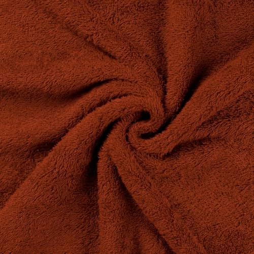 Soft Bamboo Terry Towelling Fabric Material - Terra (1Mtr - 150cm x 100cm)