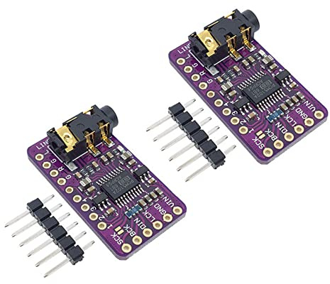 KVSERT 2 x PCM5102 I2S IIS Digital Audio Decoder Modul Stereo Digital-To-Analog Konverter Sprachmodul für